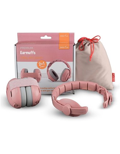 casque antibruit - rose