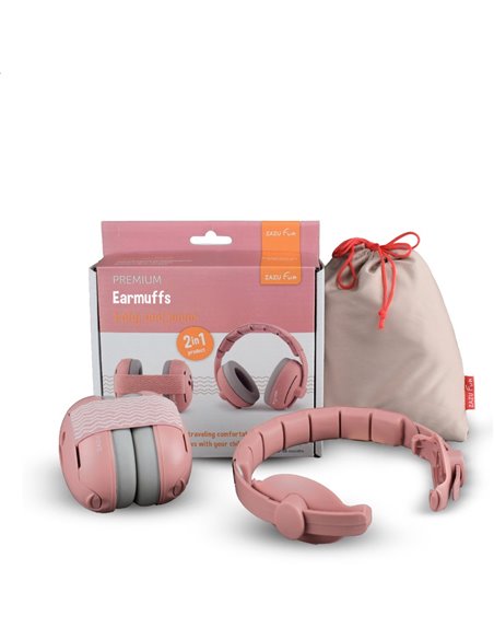 casque antibruit - rose