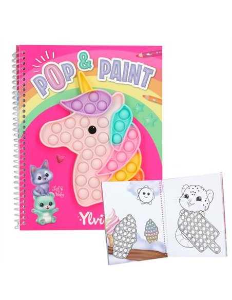 Ylvi Pop & Paint Livre de coloriages