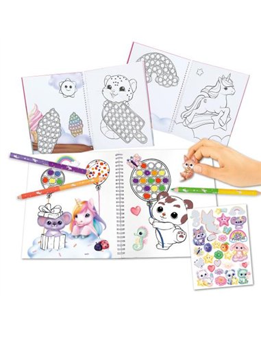 Ylvi Pop & Paint Livre de coloriages
