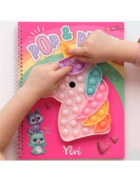 Ylvi Pop & Paint Livre de coloriages
