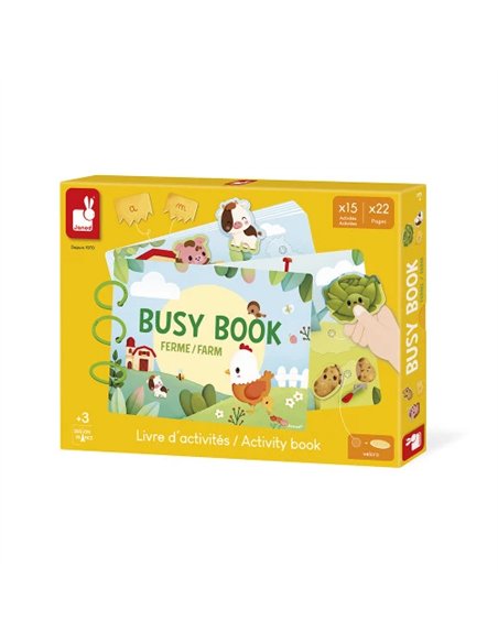 Busy-book Ferme en carton - Janod