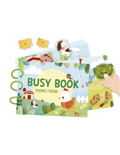 Busy-book Ferme en carton - Janod 2