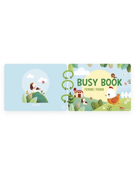 Busy-book Ferme en carton - Janod