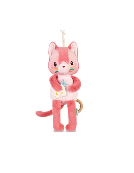 Peluche musicale phosphorescente Jeanne le chat - Lilliputiens