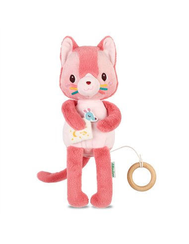 Peluche musicale phosphorescente Jeanne le chat - Lilliputiens