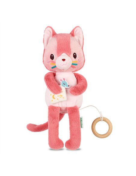 Peluche musicale phosphorescente Jeanne le chat - Lilliputiens