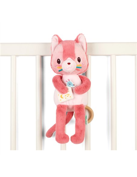 Peluche musicale phosphorescente Jeanne le chat - Lilliputiens