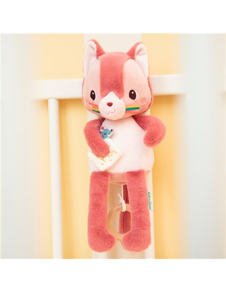Peluche musicale phosphorescente Jeanne le chat - Lilliputiens