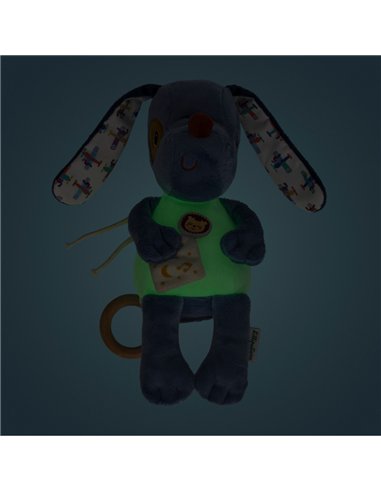 Peluche musicale phosphorescente Jules le chien - Lilliputiens