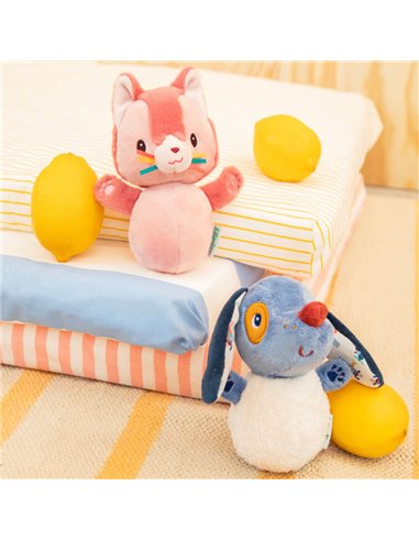 Peluche sonore Culbuto Jules le chien - Lilliputiens
