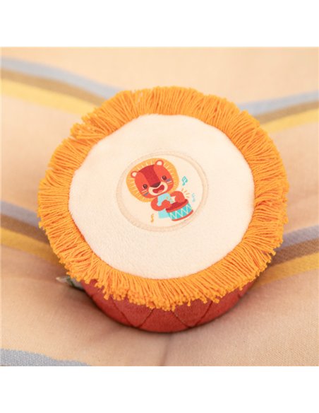 Hochet tambour Jack le lion - Lilliputiens