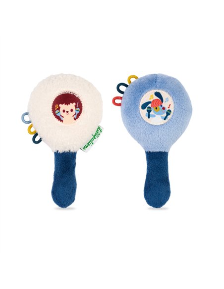 Hochets maracas Jules le chien (x2) - Lilliputiens