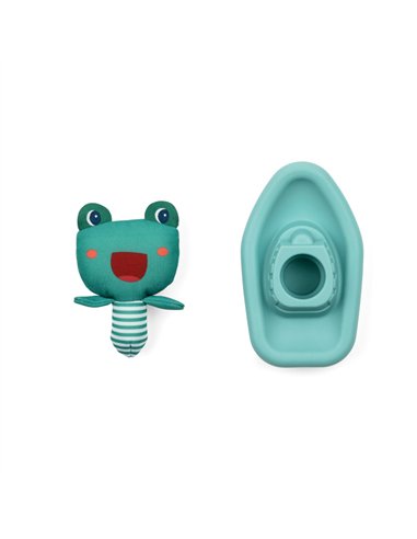 James la grenouille et son bateau flottant - Lilliputiens