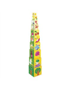 Pyramide carrée évolutive Les 4 saisons - Janod