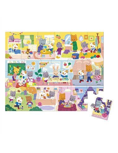 Puzzle Les rituels 24 pièces - Janod