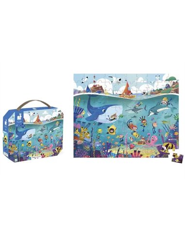 PUZZLE LES FONDS MARINS - 100 PCS - Janod