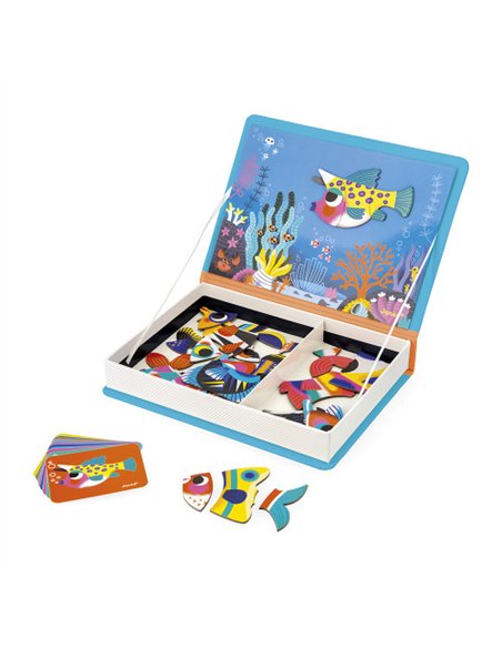 Magnéti'book Poissons tropicaux, 30 magnets - Janod