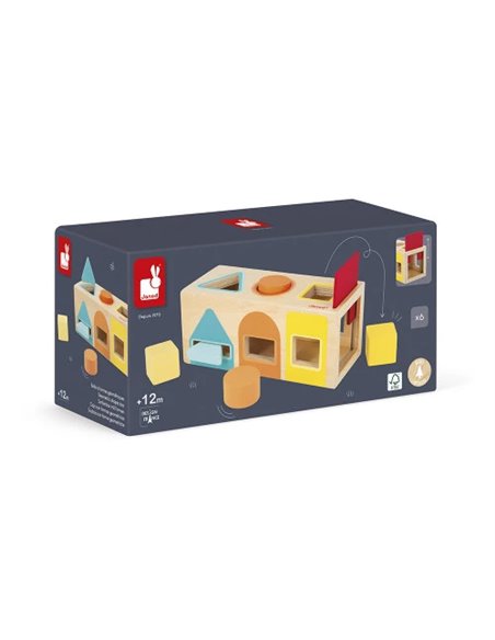 BOITE A FORMES GEOMETRIQUES - JANOD