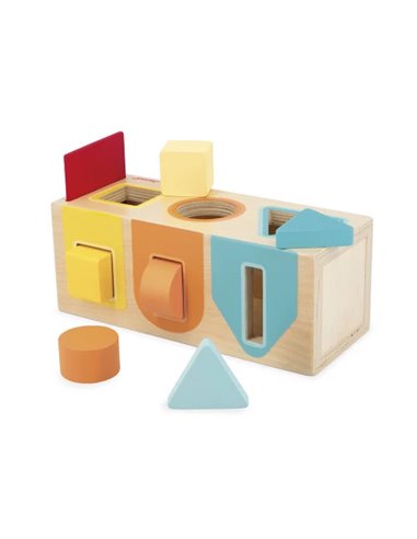 BOITE A FORMES GEOMETRIQUES - JANOD