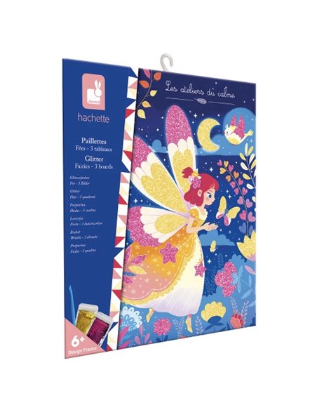 Kit Créatif - Paillettes à Coller Fées - janod