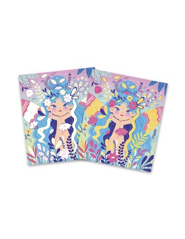 Kit Créatif - Paillettes à Coller Fées - janod