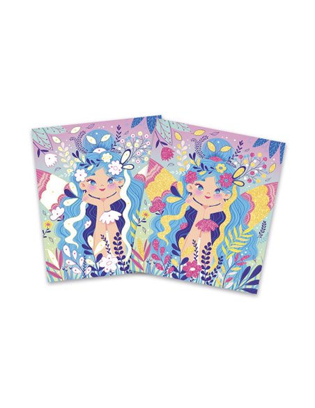 Kit Créatif - Paillettes à Coller Fées - janod