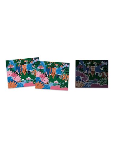 Kit Créatif - Strass La Jungle La Nuit - Janod