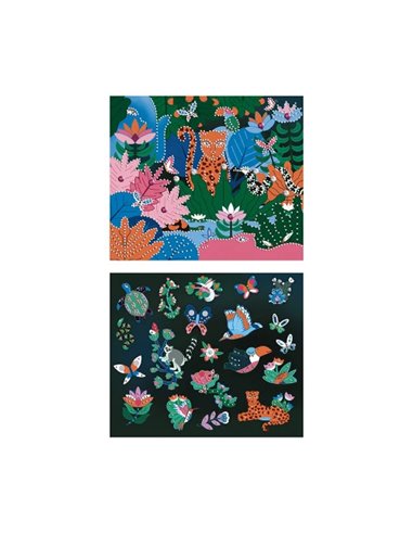 Kit Créatif - Strass La Jungle La Nuit - Janod