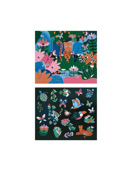 Kit Créatif - Strass La Jungle La Nuit - Janod