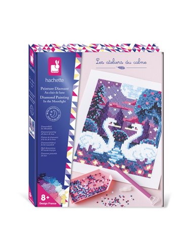 Kit Créatif - Peinture Diamants Phospo Au Clair De Lune - Janod