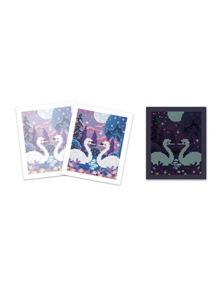 Kit Créatif - Peinture Diamants Phospo Au Clair De Lune - Janod