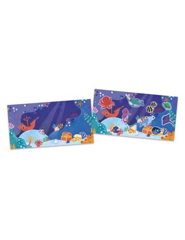 Coffret Créatif Stickers Epais Repositionnables La Mer - 18 mois - Janod