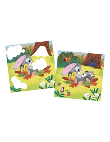 Coffret Créatif Feutre Magique Animaux Calins - 18 mois - Janod