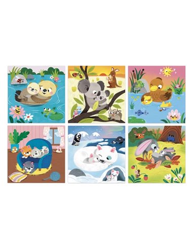 Coffret Créatif Feutre Magique Animaux Calins - 18 mois - Janod