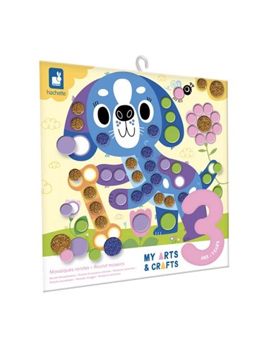 Coffret Créatif Mosaïques Mousse Rondes Petits Amis - 3 ans - janod