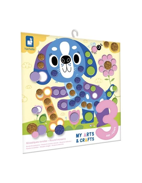 Coffret Créatif Mosaïques Mousse Rondes Petits Amis - 3 ans - janod