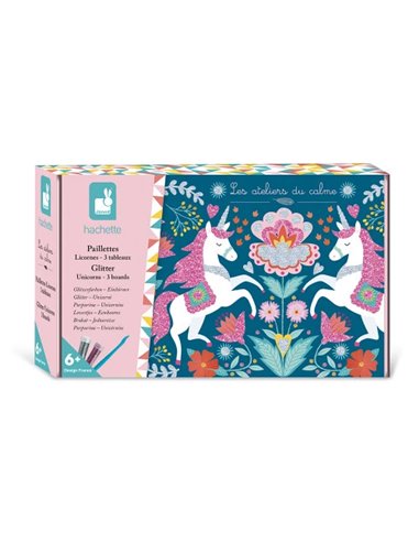Coffret Créatif Paillettes Licornes - Janod