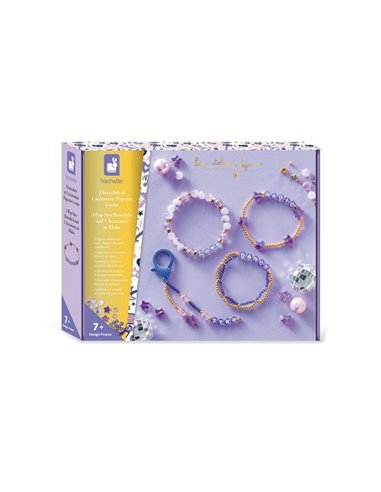 Kit Créatif - 4 Bracelets et Accessoires Pop Star à Créer - Janod