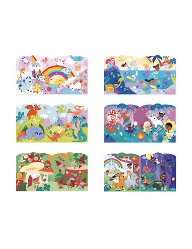 Cahier de Stickers et Décors Pays Magiques - Janod