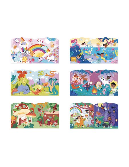 Cahier de Stickers et Décors Pays Magiques - Janod