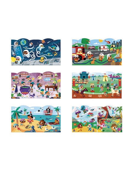 Cahier de Stickers et Décors Aventuriers - Janod