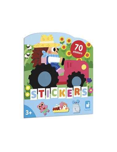 Cahier de Stickers et Décors La Ferme - Janod