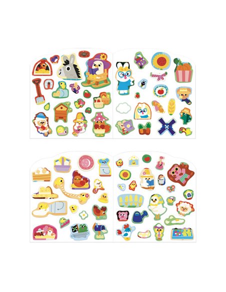 Cahier de Stickers et Décors La Ferme - Janod