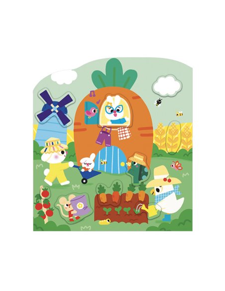 Cahier de Stickers et Décors La Ferme - Janod