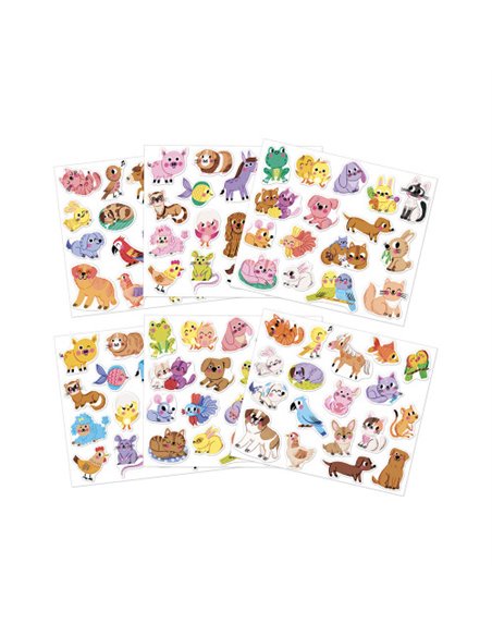 Stickers Animaux de Compagnie x100 - Janod