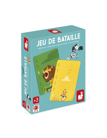 Jeu de bataille Animaux de la savane - Janod