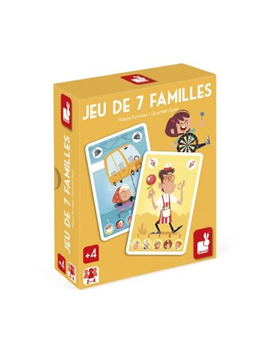 Jeu de 7 familles Fête foraine - Janod