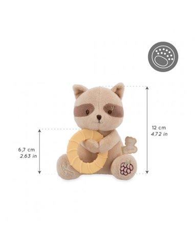 Peluche anneau de dentition - Raton laveur - Kaloo