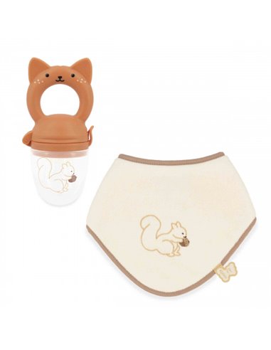 Coffret bavoir et grignoteuse pour bébé - Kaloo